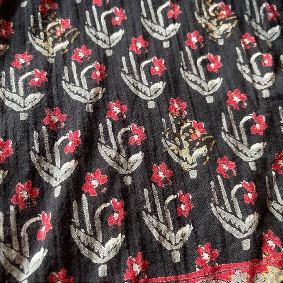 Free People Nomad Child Boho Floral Lace Tunic XS oversized - Picture 14 of 16